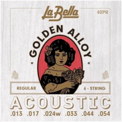 LA BELLA 40 PR - Струны для акустической гитары