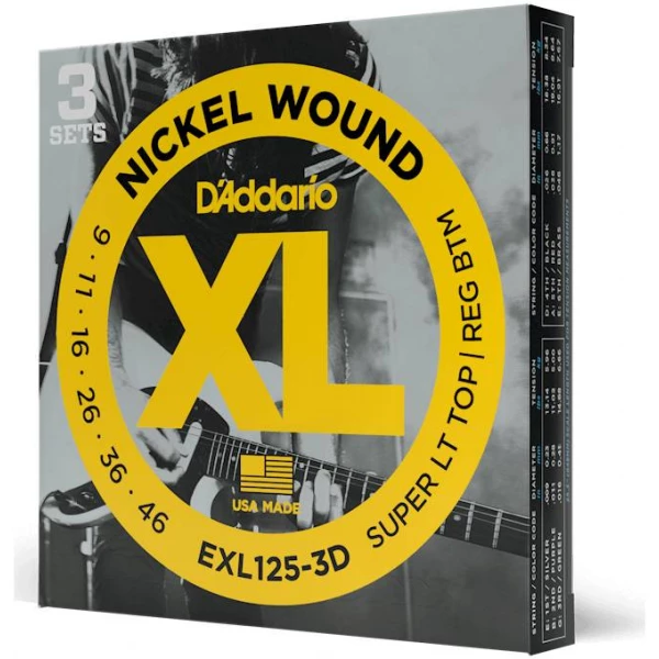 D'ADDARIO EXL125 3D - Струны для электрогитары