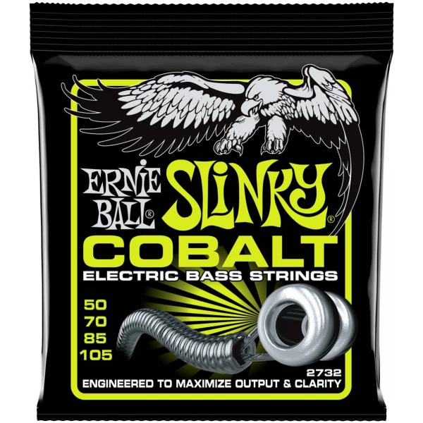 ERNIE BALL 2732 Cobalt Slinky Regular 50-105 - Струны для бас-гитары