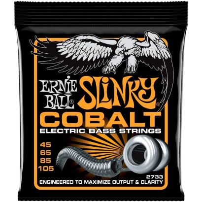 ERNIE BALL 2733 Cobalt Slinky Hybrid 45-105 - Струны для бас-гитары