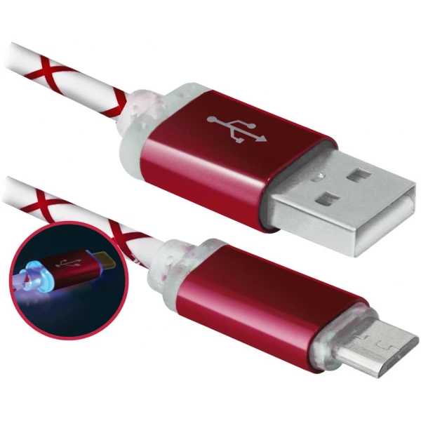DEFENDER USB08-03LT красный - Цифровой кабель