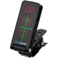 TC Electronic PolyTune Clip Black полифонический тюнер-прищепка, цвет черный