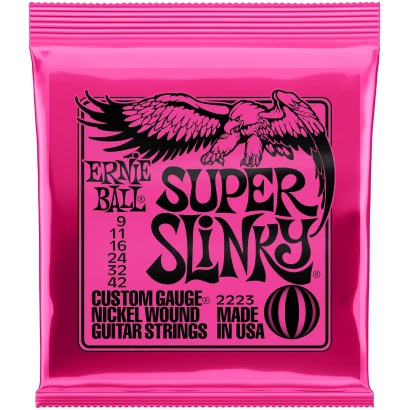 ERNIE BALL 2223 Nickel Wound Slinky Super 9-42 - Струны для электрогитары