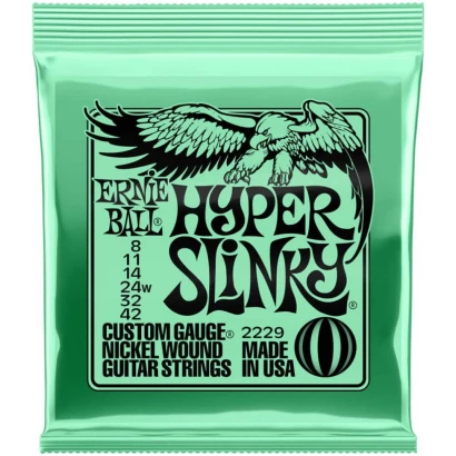 ERNIE BALL 2229 Nickel Wound Slinky Hyper 8-42 - Струны для электрогитары