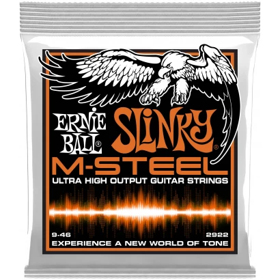 ERNIE BALL 2922 M-Steel Slinky Hybrid 9-46 - Струны для электрогитары