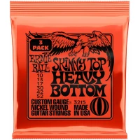 ERNIE BALL 3215 Nickel Wound Slinky Skinny Top Heavy Bottom 3 Pack 10-52 - Струны для электрогитары