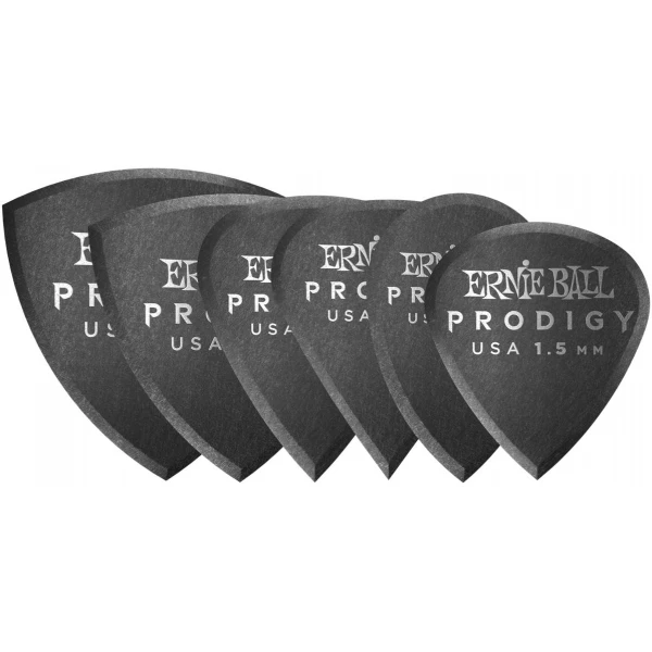 ERNIE BALL 9342 Prodigy Black - Набор медиаторов