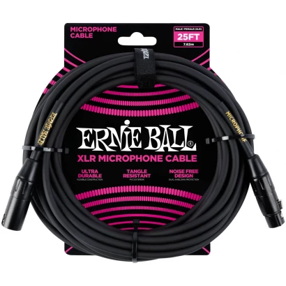 ERNIE BALL 6073, 7.62м - Микрофонный кабель
