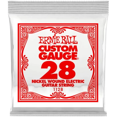 ERNIE BALL 1128 Nickel Wound .028 - Струна одиночная для электрогитары