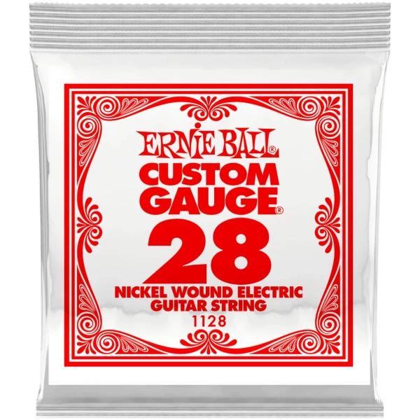 ERNIE BALL 1128 Nickel Wound .028 - Струна одиночная для электрогитары