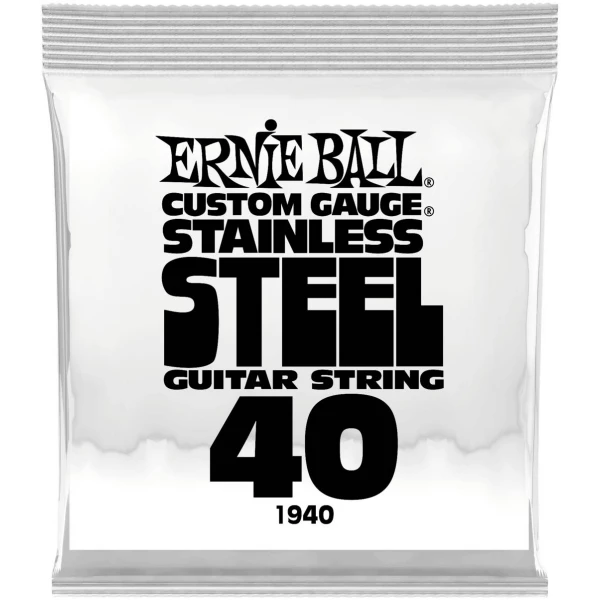 ERNIE BALL 1940 Stainless Steel .040 - Струна одиночная для электрогитары