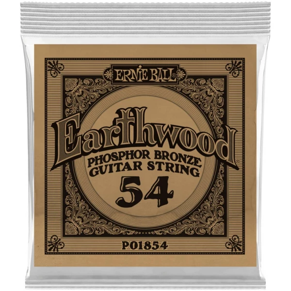 ERNIE BALL 1854 Earthwood Phosphor Bronze .054 - Струна одиночная для акустической гитары