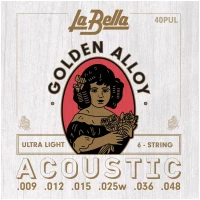 LA BELLA 40 PUL - Струны для акустической гитары