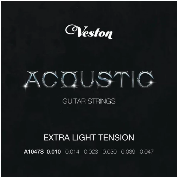 VESTON A1047 S - Струны для акустической гитары