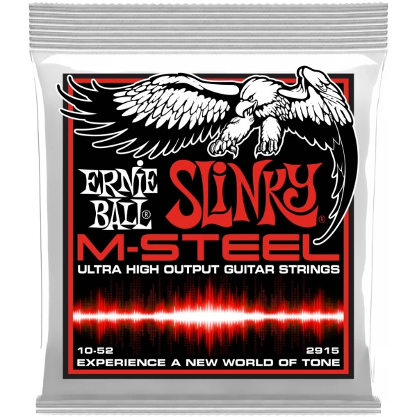 ERNIE BALL 2915 M-Steel Slinky STHB 10-52 - Струны для электрогитары