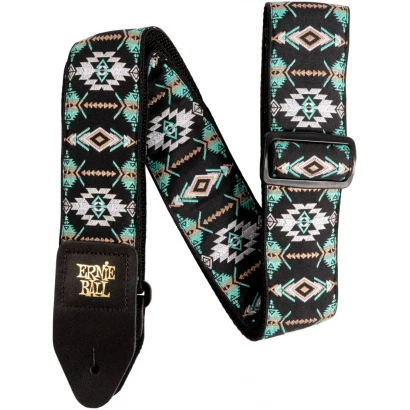 ERNIE BALL 5325 Jacquard Southwestern Turquoise - Ремень для гитары