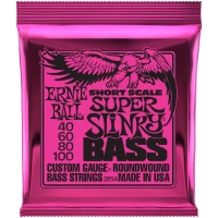 ERNIE BALL 2854 Nickel Wound Slinky Super Short Scale 40-100 - Струны для бас-гитары