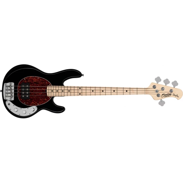STERLING StingRay Short Scale Black - Бас-гитара 4 струны