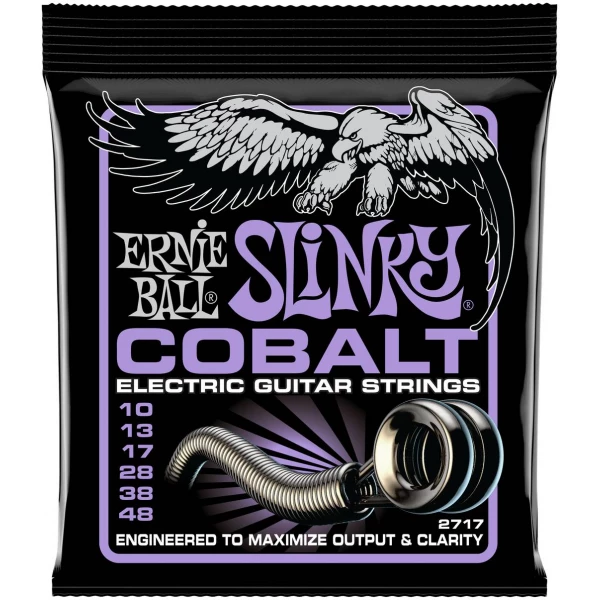 ERNIE BALL 2717 Cobalt Slinky Ultra 10-48 - Струны для электрогитары