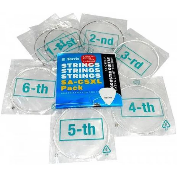 TERRIS SA-CSXL-Pack/2 - Струны для акустической гитары