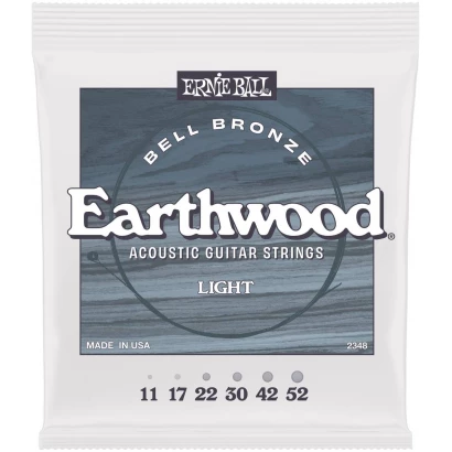 ERNIE BALL 2348 John Mayer Earthwood Bell Bronze Light 11-52 - Струны для акустической гитары